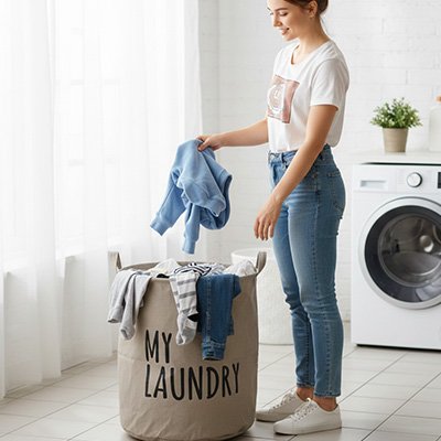 Panier à linge | Optimum - Brico menage