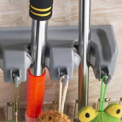 Porte balai mural | OrganizeHome - Brico menage