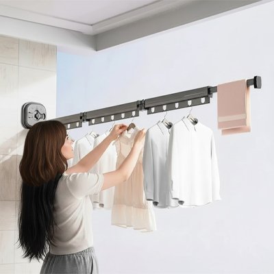 Étendoir a linge extensible